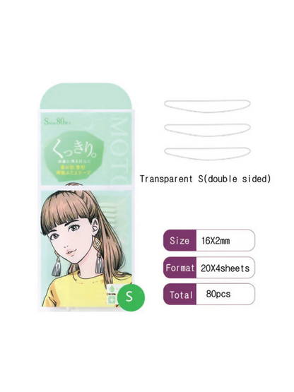 MOTONOZEN Two Sided Eyelid Tape - 3 Size