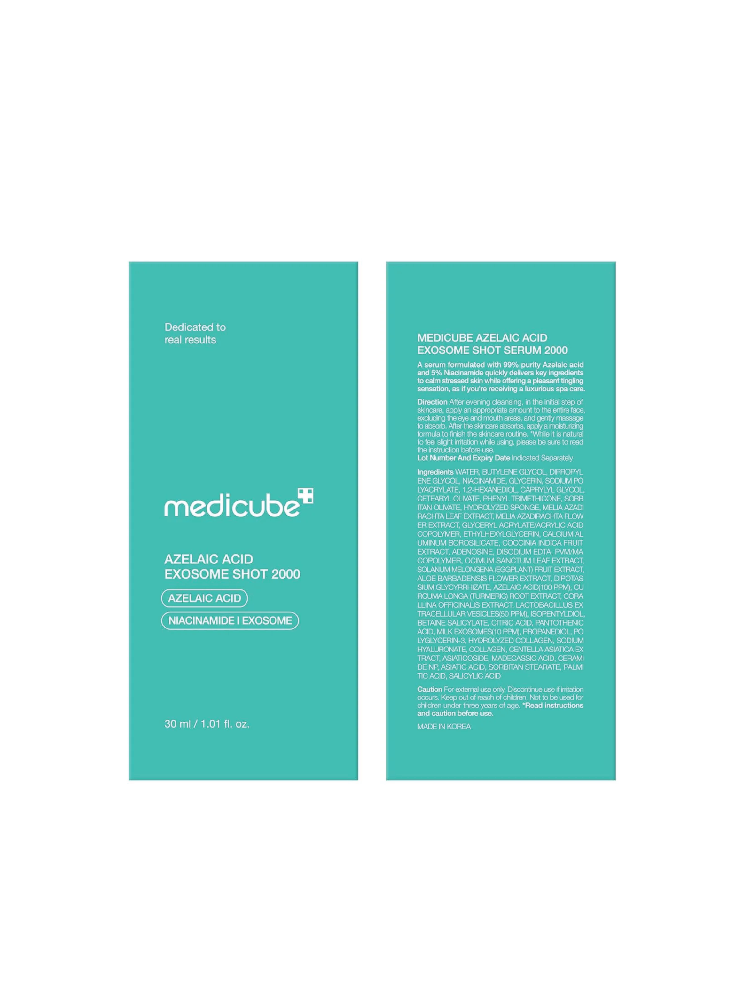 Medicube Azelaic Acid Exosome Shot 2000 30ml