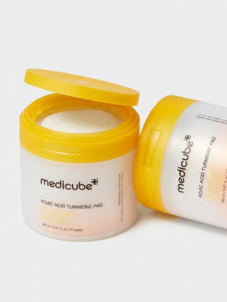 MEDICUBE Tampon à l'Acide Kojique et au Curcuma 70 tampons