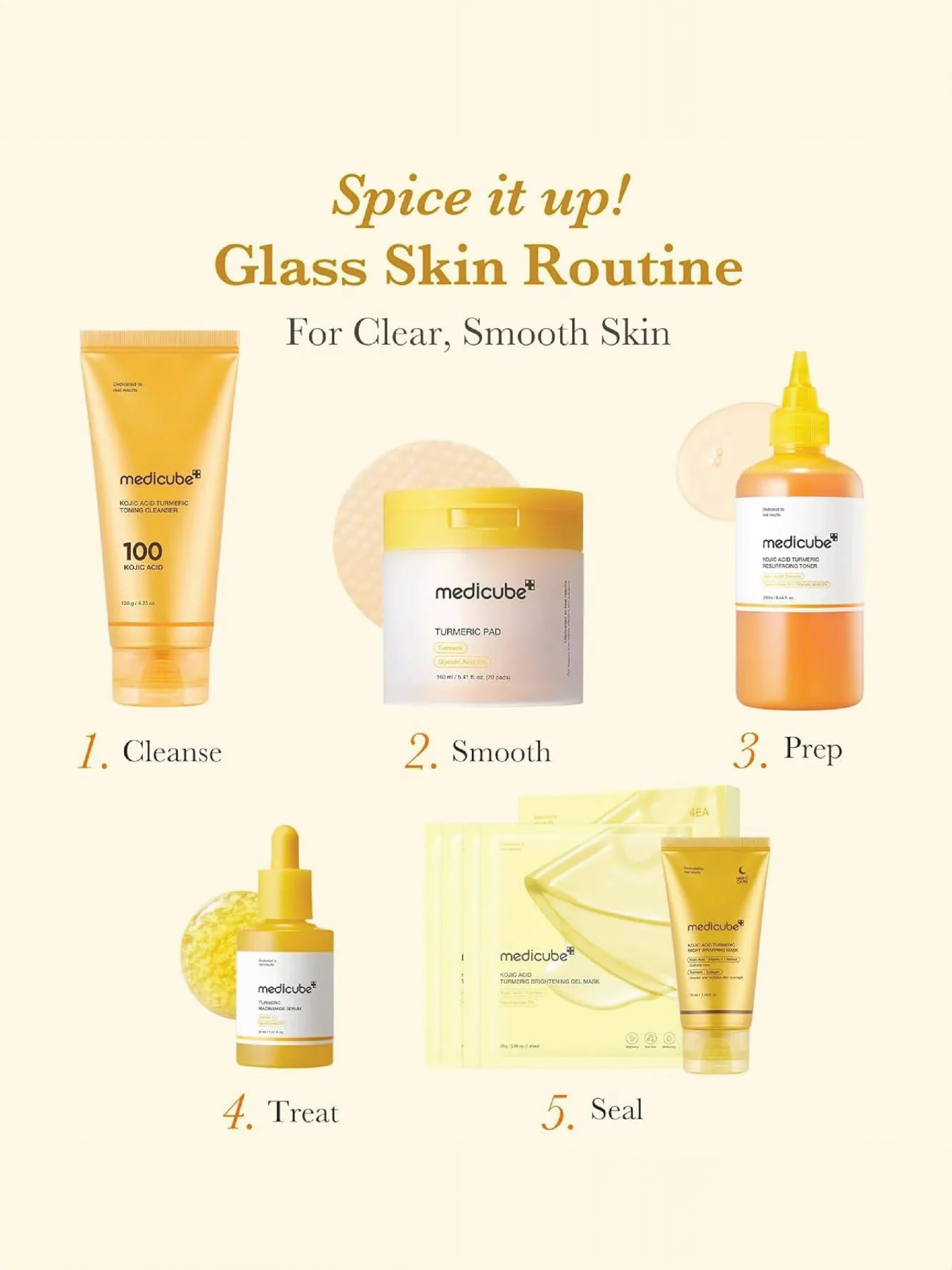 Medicube Kojic Acid Turmeric Toning Cleanser 120g