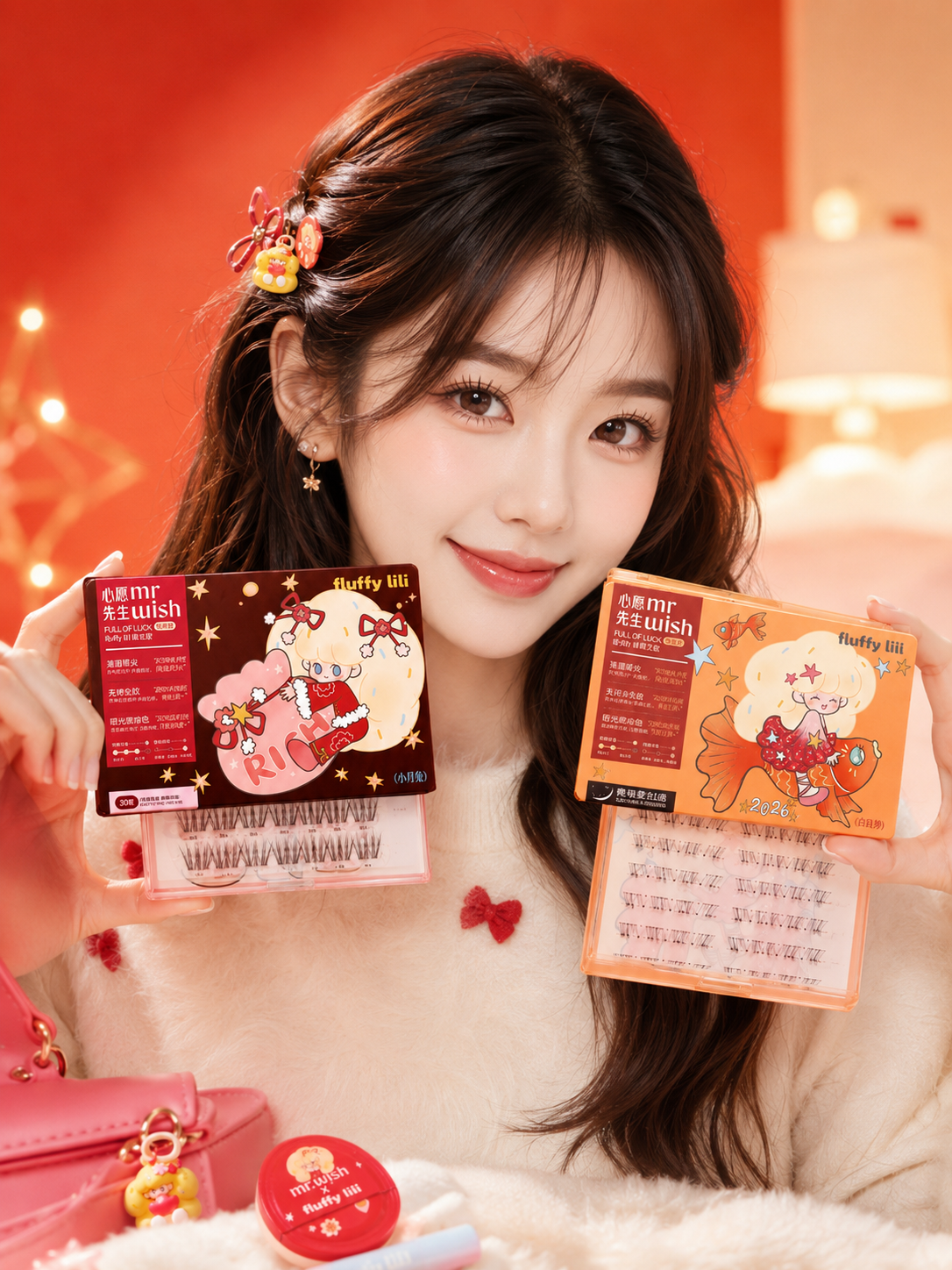 MR WISH Fluffy Lili Glue Free False Eyelashes (2 Types)