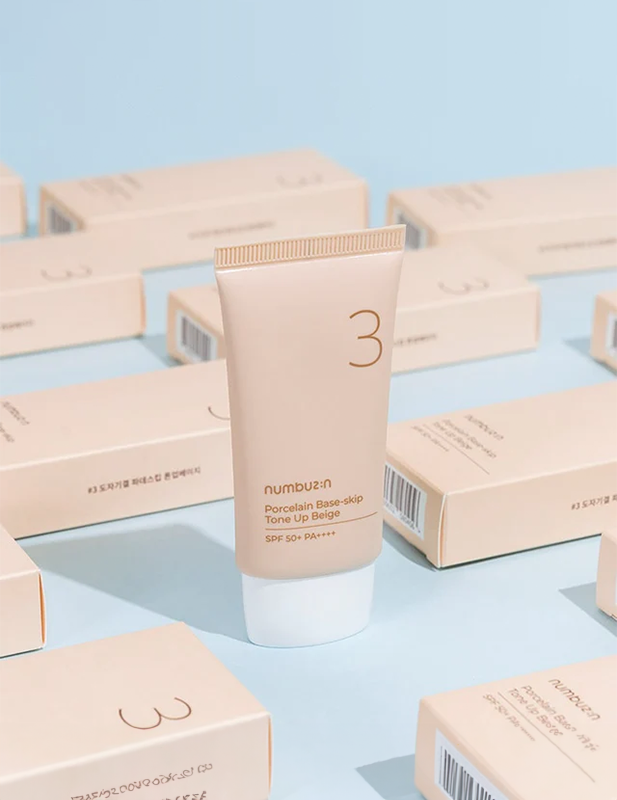 NUMBUZIN NO 3 Porcelain Base-Skip Tone Up Beige 50ml