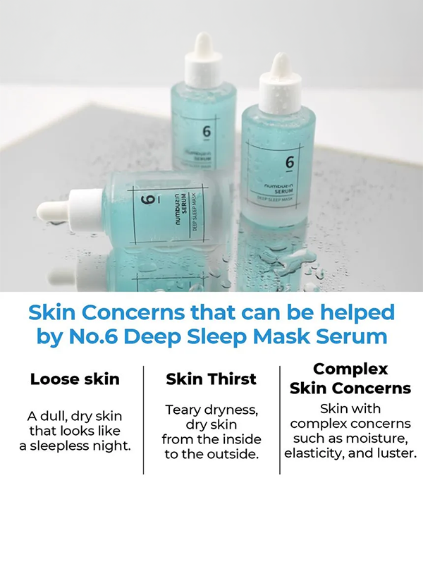 Numbuzin NO 6 Deep Sleep Mask Serum 50ml