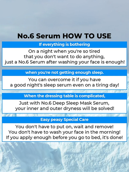 Numbuzin NO 6 Deep Sleep Mask Serum 50ml