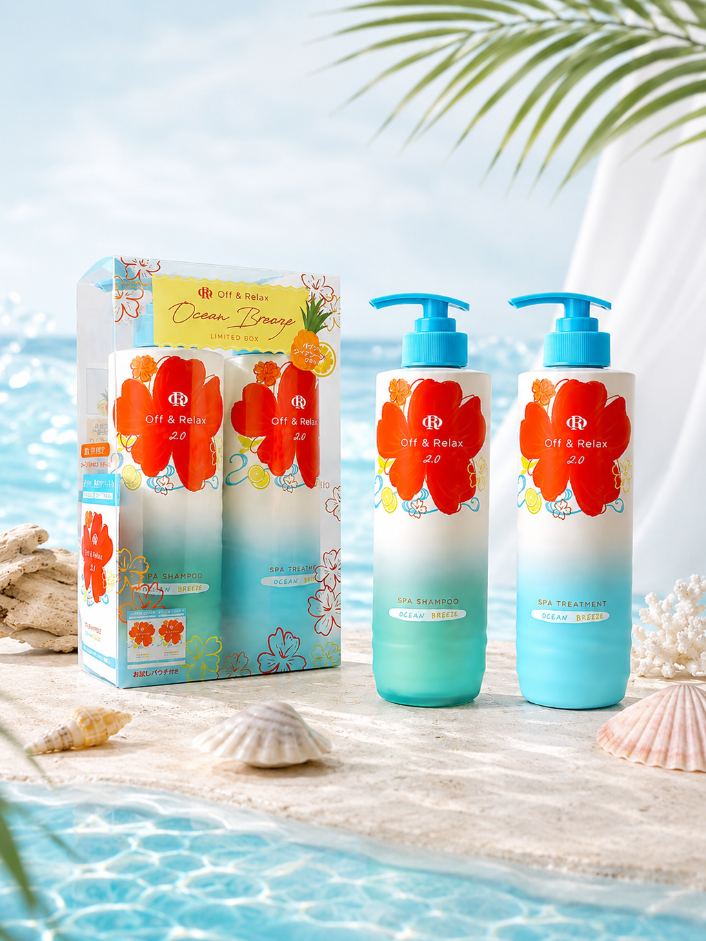 OFF RELAX Spa Hair Care Set Ocean Breeze