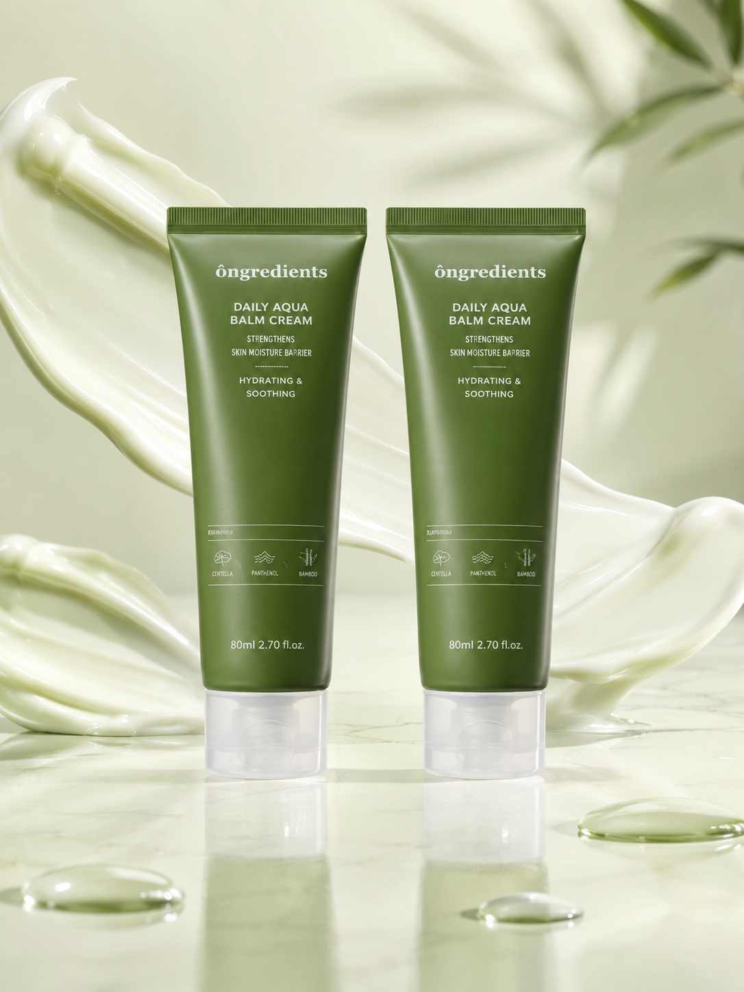 ONGREDIENTS Daily Aqua Balm Cream Set 80mlx2