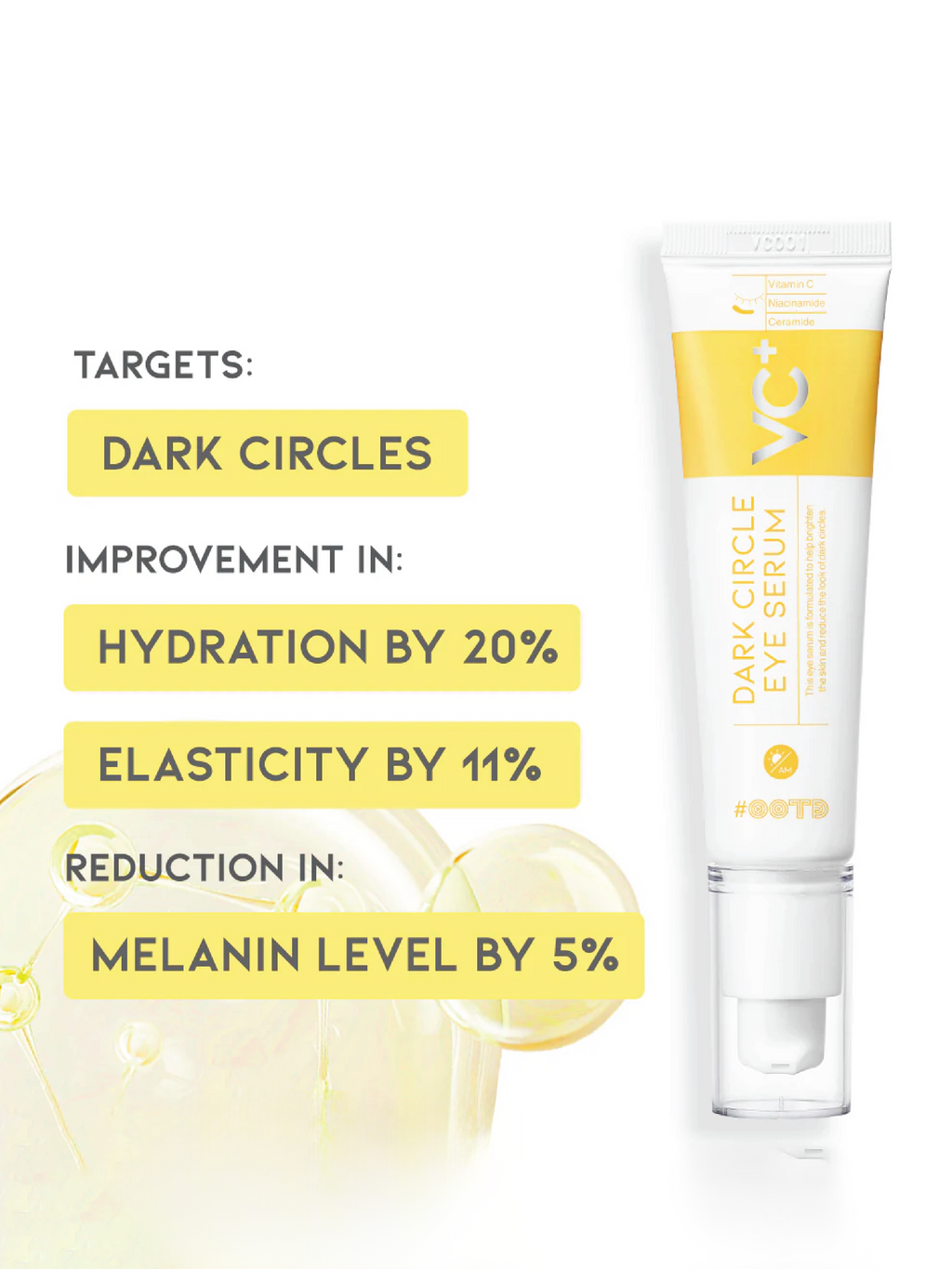 Sérum Contour des Yeux Anti-Cernes OOTD 30g