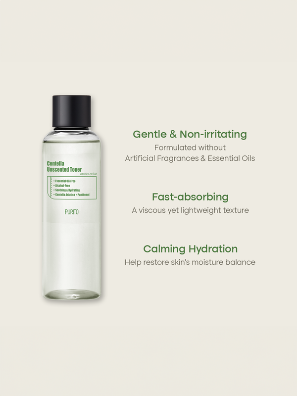 PURITO Centella Toner non parfumé 200 ml