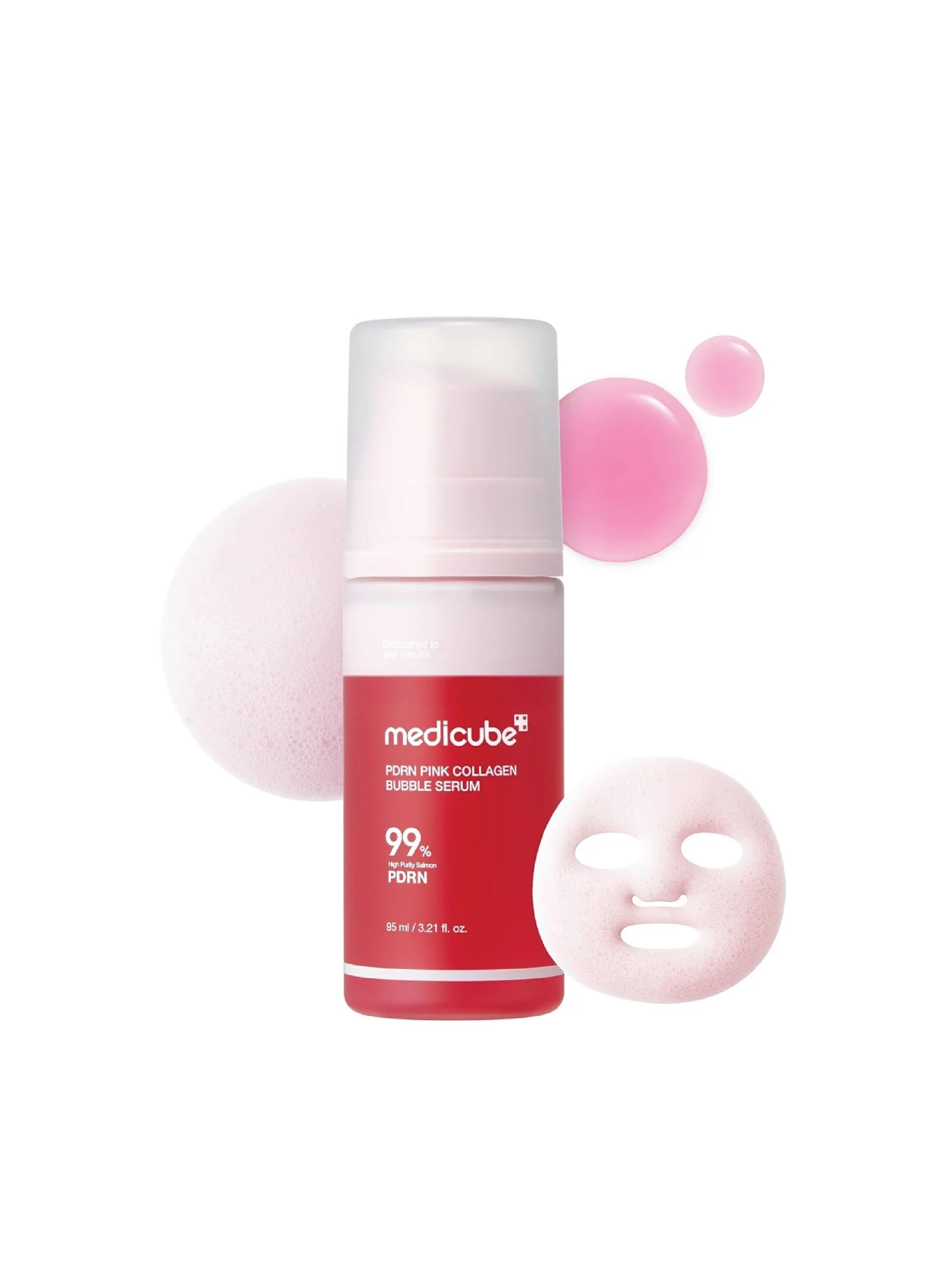 MEDICUBE PDRN Pink Collagen Bubble Serum 95ml