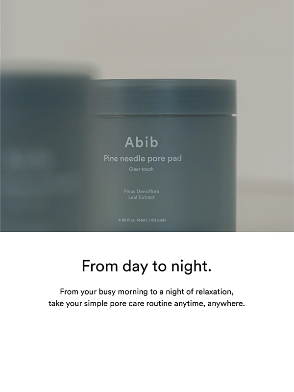 ABIB Pine Needle Pore Pad Clear Touch 60 lingettes