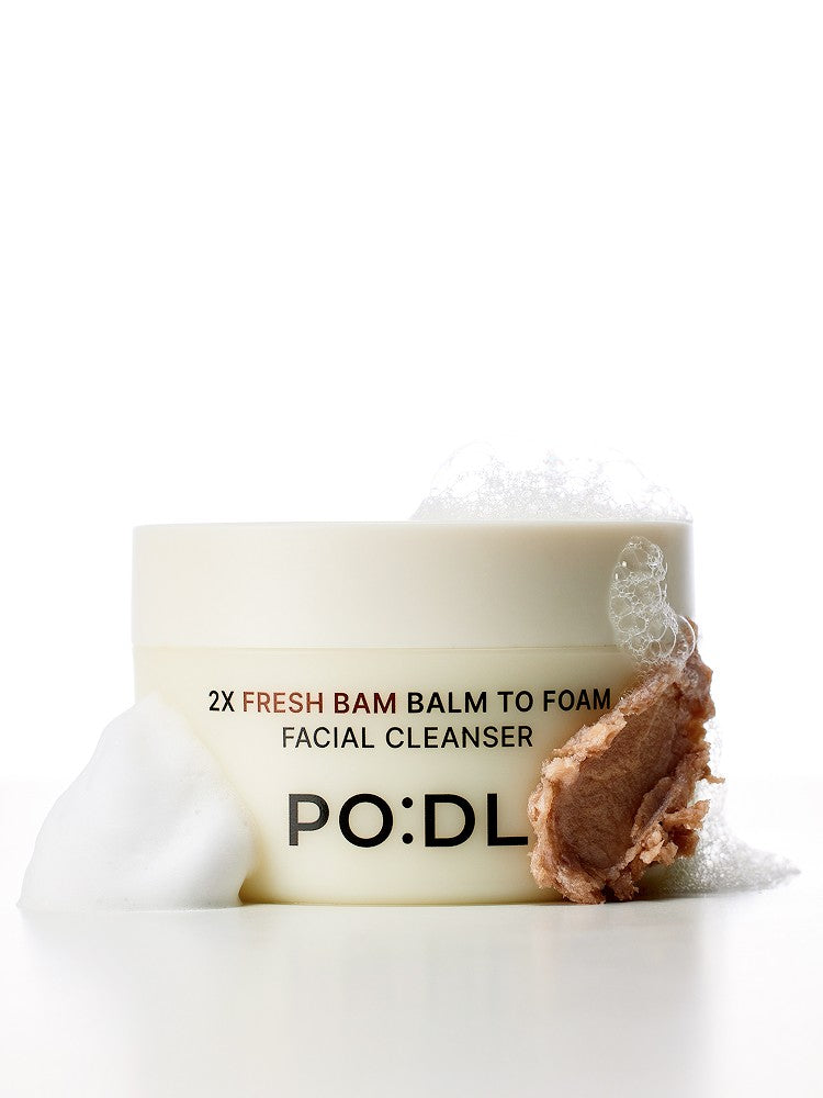 PODL 2X Fresh Bam Balm To Foam Facial Cleanser 130ml
