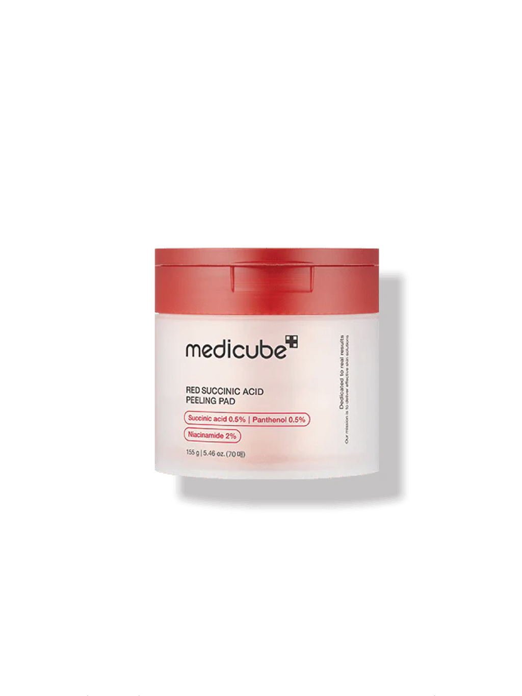 MEDICUBE Tampons Peeling à l'Acide Succinique Rouge 70 tampons