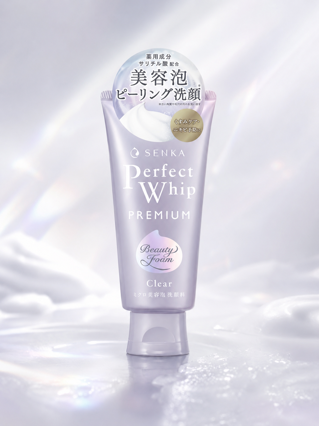 SHISEIDO SENKA Perfect Whip Foam Cleanser Premium Clear 120g