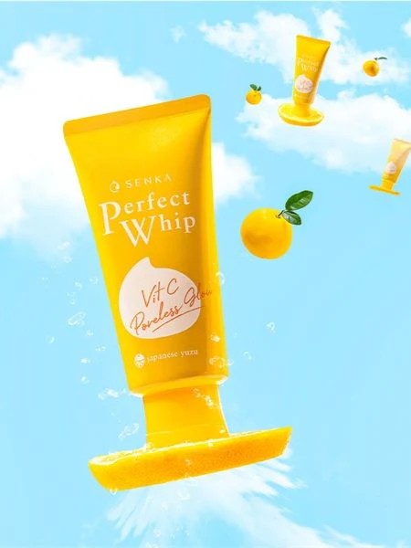 SHISEIDO SENKA Perfect Whip Vit C Poreless Foam Cleanser 100g