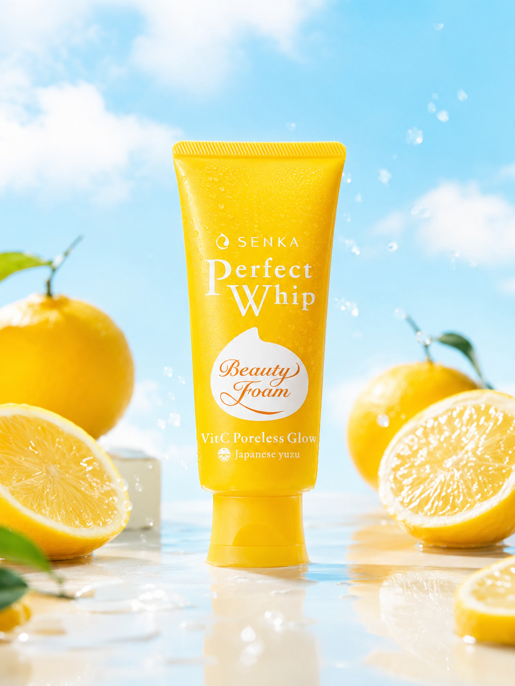 SHISEIDO SENKA Perfect Whip Vit C Poreless Foam Cleanser 100g