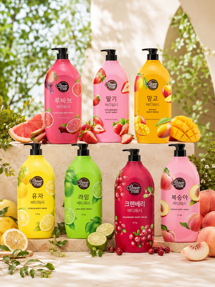 SHOWER MATE Fruity Body Wash 1.2kg - 7 Types