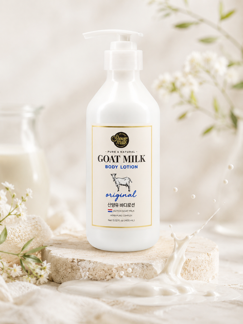 SHOWER MATE Goat Milk Body Lotion 400ml - 2 Types