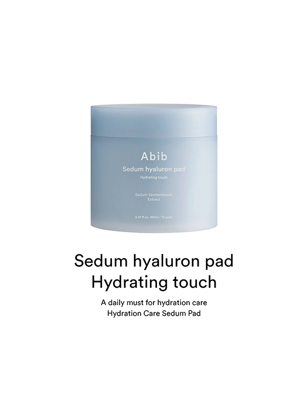 ABIB Sedum Hyaluron Pad Hydrating Touch 75 pièces
