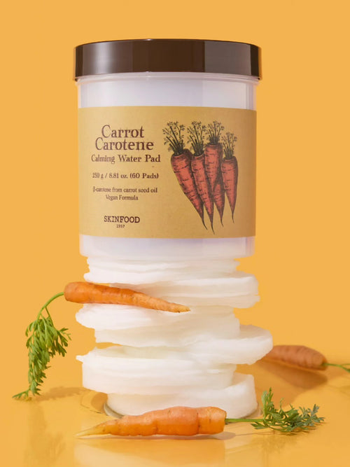 SKINFOOD Carrot Carotene Calming Water Pad 60pcs