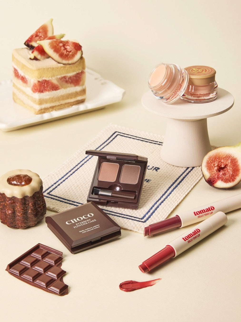 SKINFOOD Choco Eyebrow Powder Cake - 2 Types