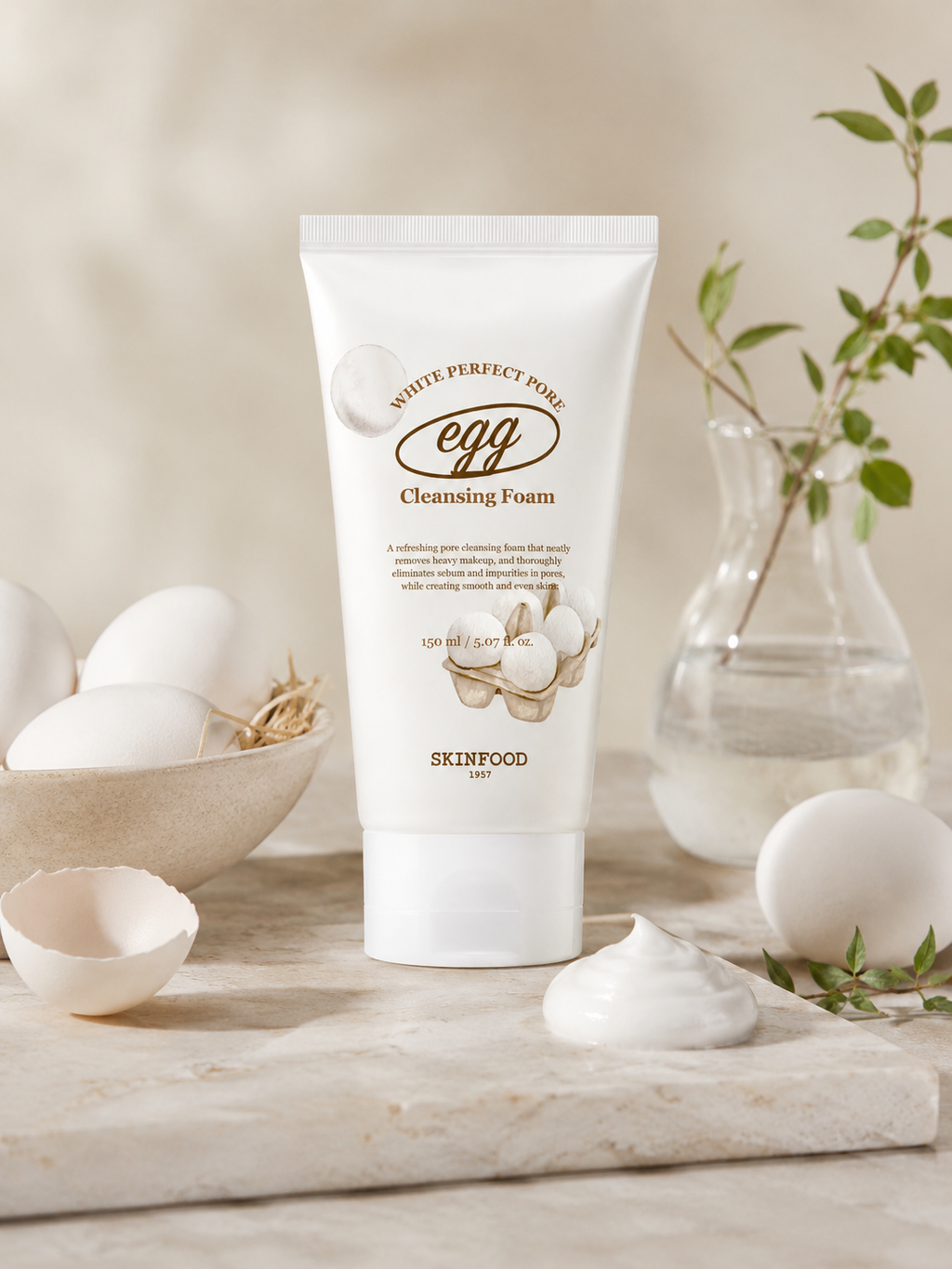 SKINFOOD Egg White Perfect Pore Cleansing Foam 150ml