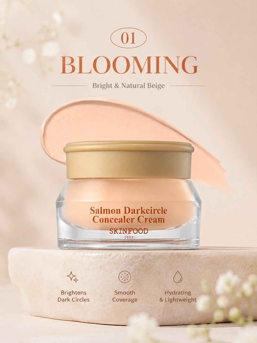 SKINFOOD Salmon Darkcircle Concealer Cream - 3 Colours