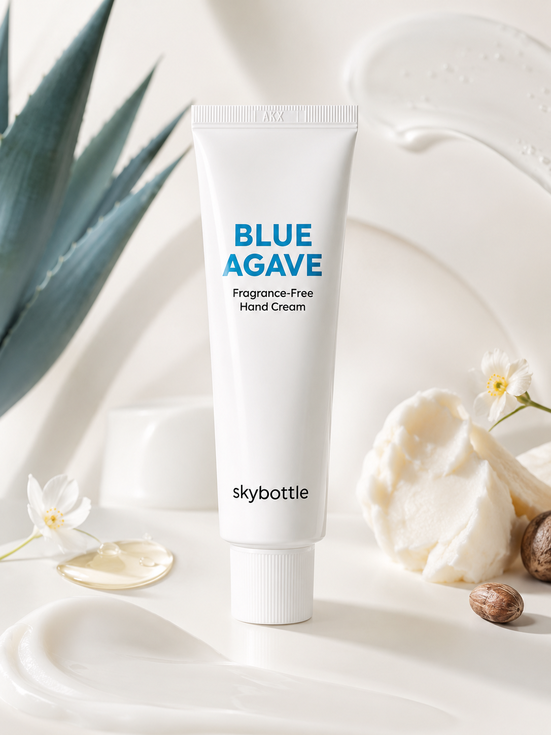 SKYBOTTLE Blue Agave Fragrance Free Hand Cream 50ml