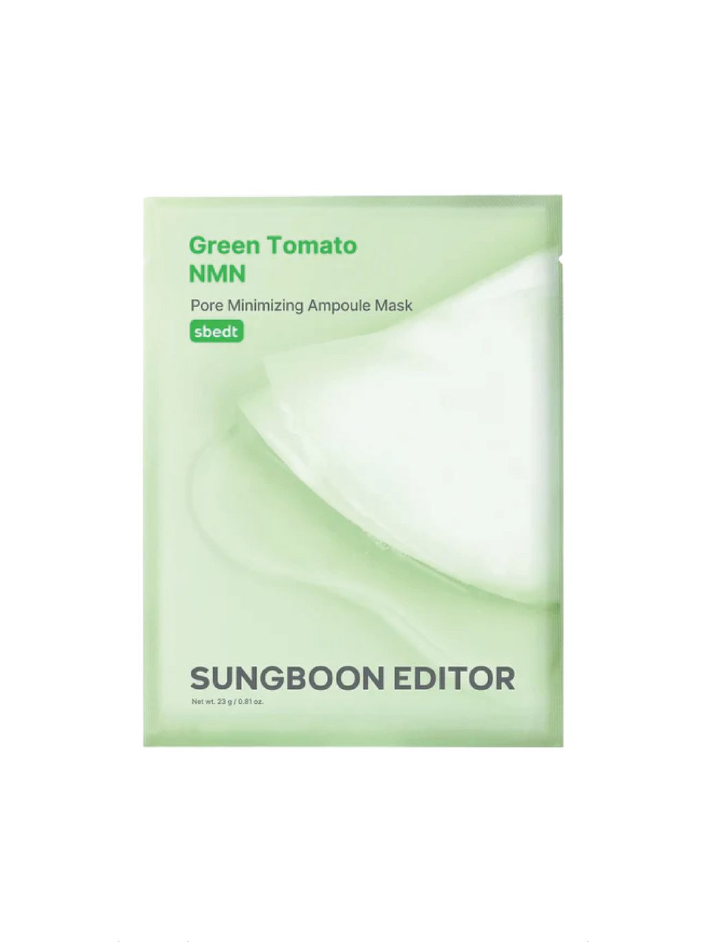 SUNGBOON EDITOR Green Tomato NMN Pore Lifting Ampoule Mask