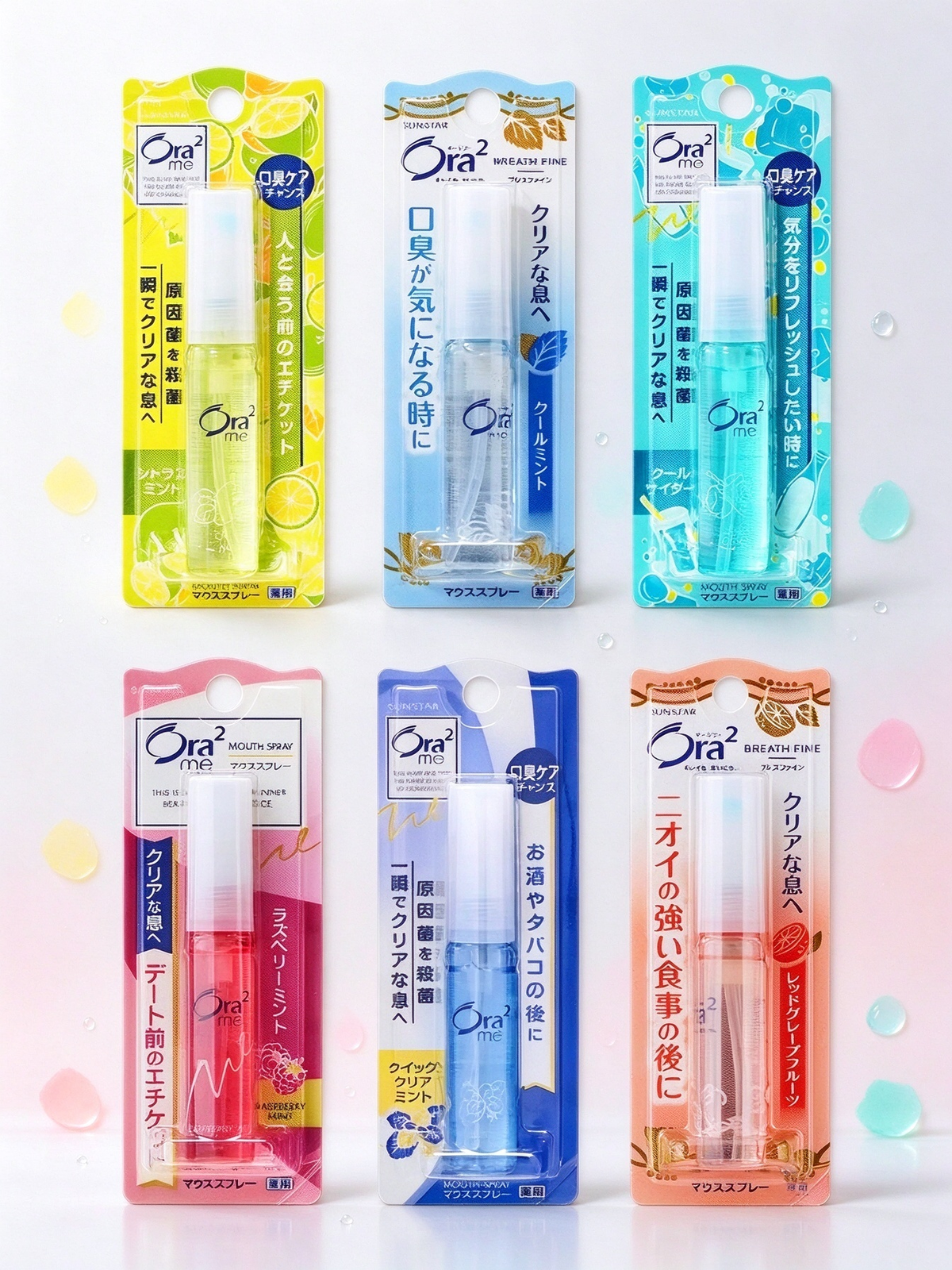 SUNSTAR Aura Mouth Water Spray (6 Types)