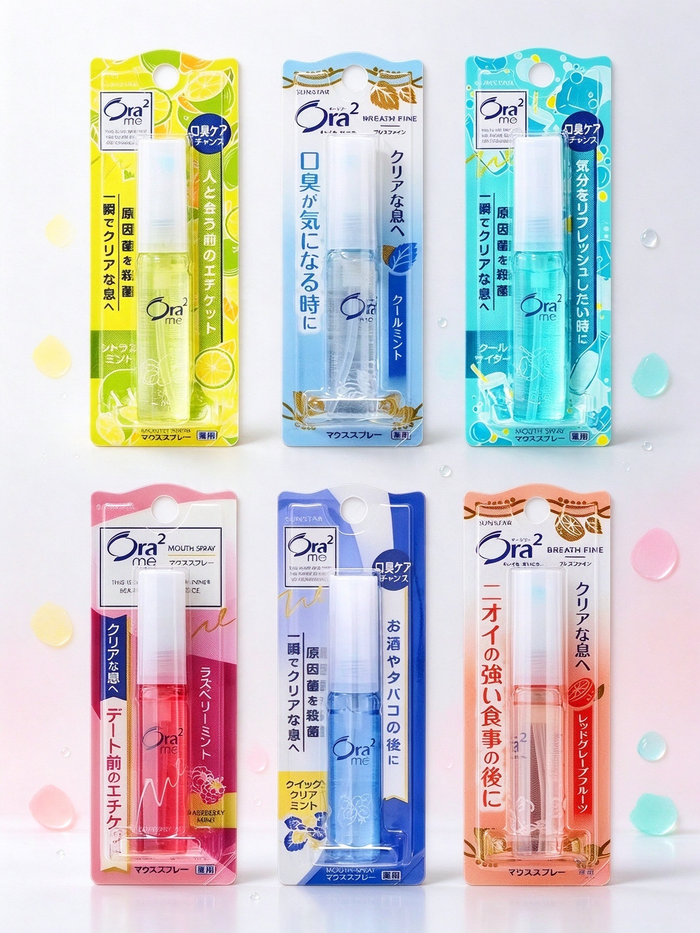 SUNSTAR Aura Mouth Water Spray (6 Types)