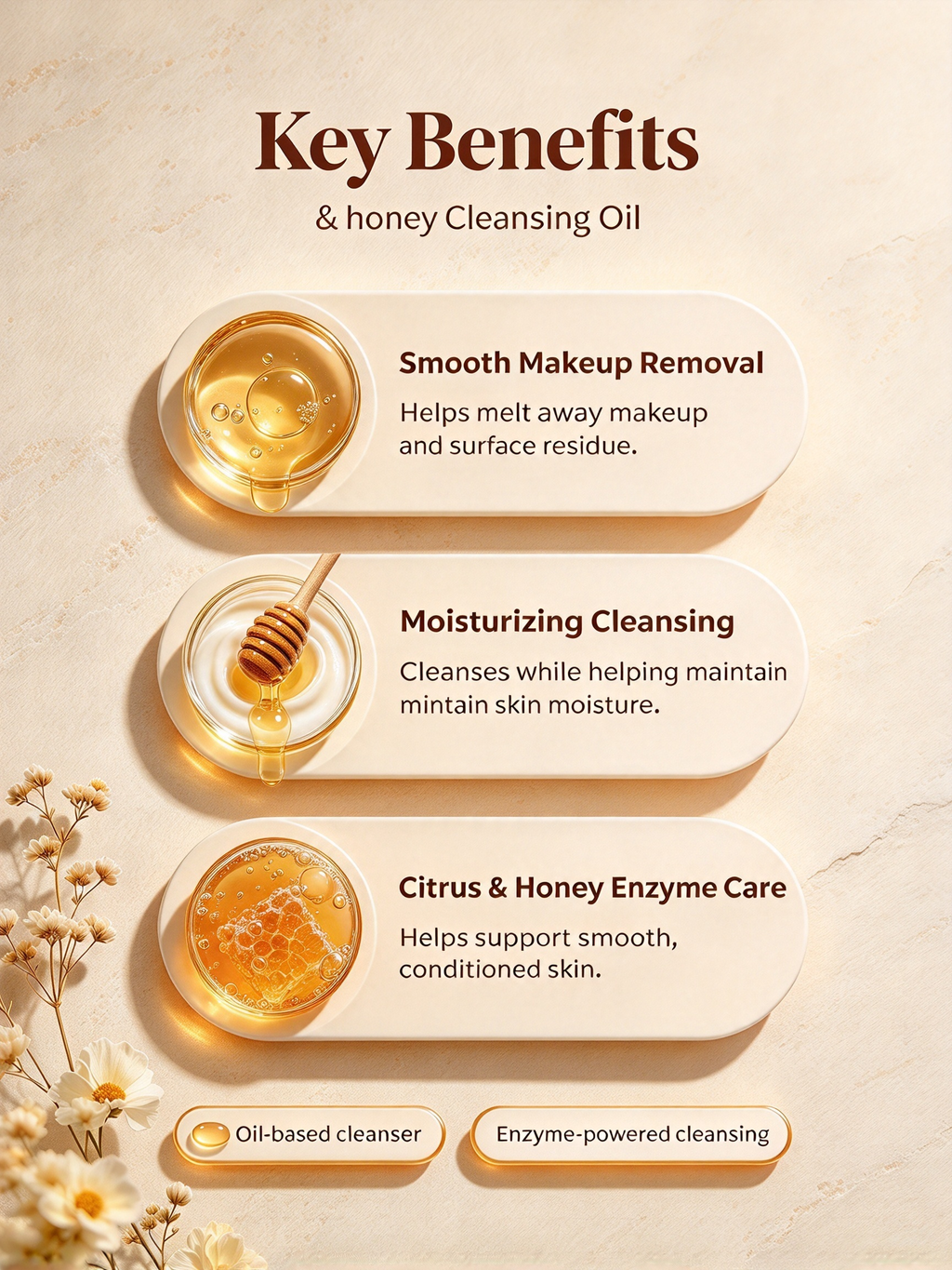 HONEY Skin Care Cleansing Oil 180ml