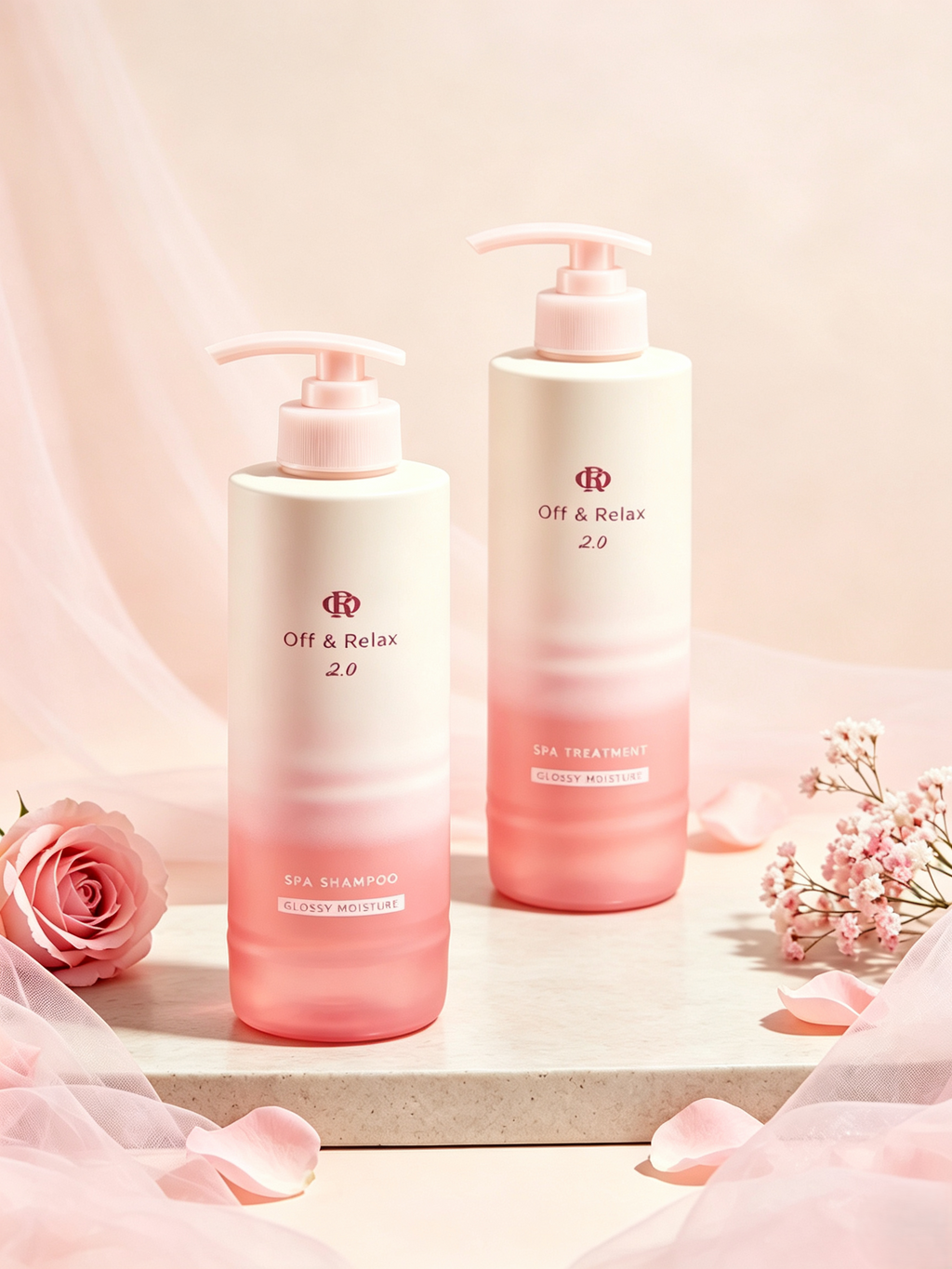 OFF RELAX Spa Glossy Moisture Shampoo Or Treatment 460ml