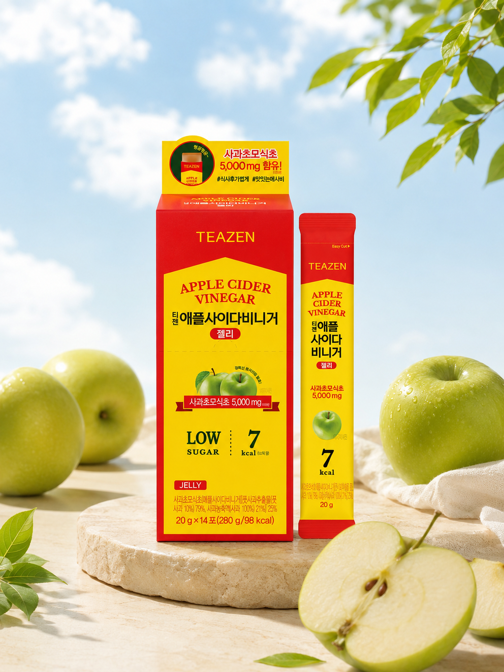 TEAZEN Apple Cider Vinegar Jelly 14pcs