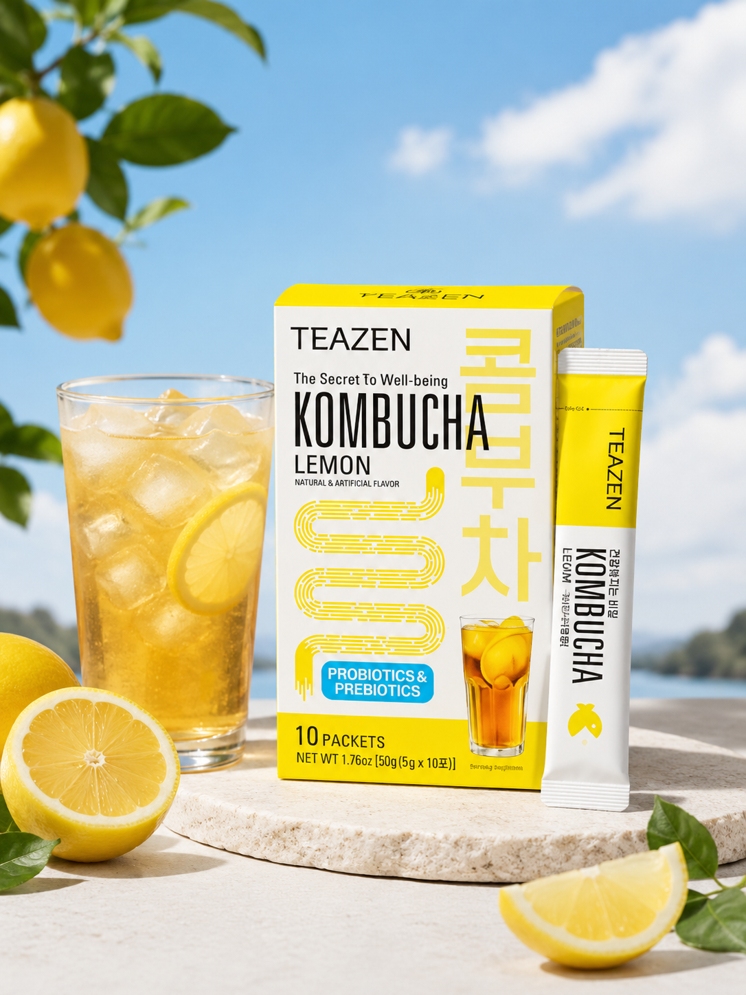 TEAZEN Kombucha - 6 Flavor