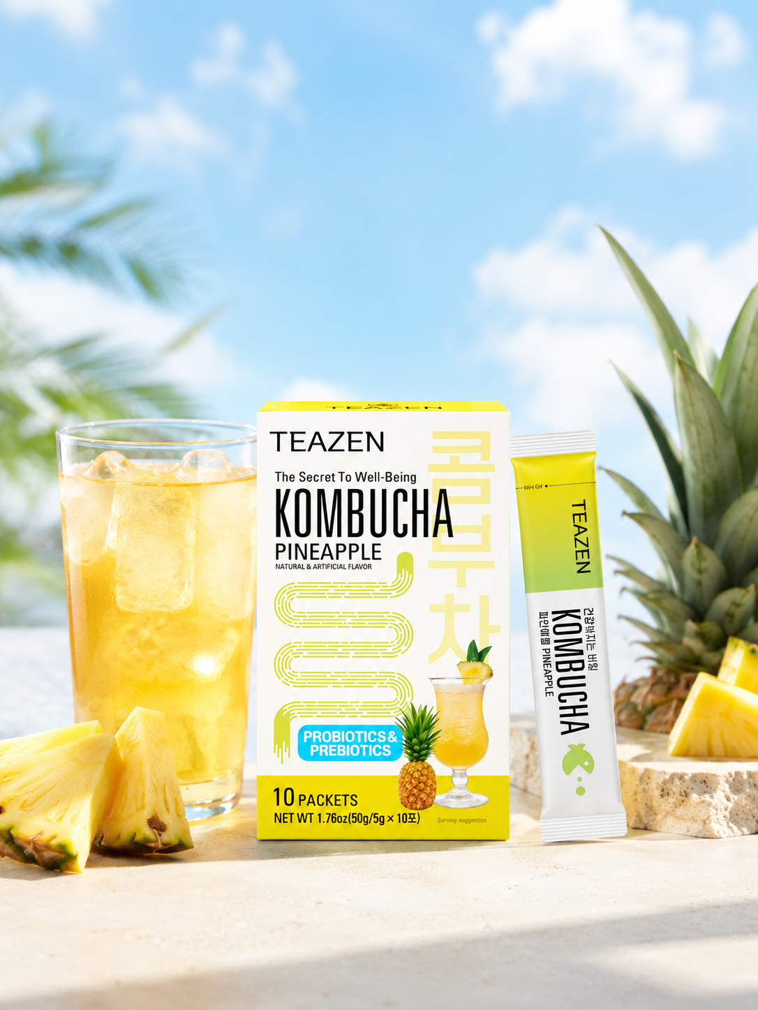 TEAZEN Kombucha - 6 Flavor