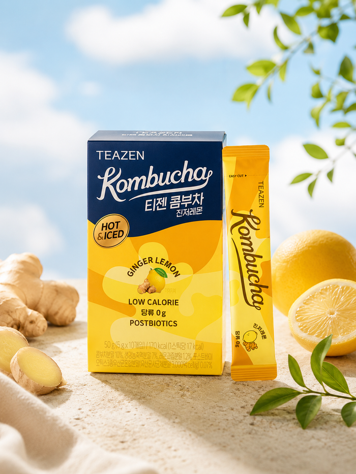 TEAZEN Kombucha Ginger & Lemon 10pcs