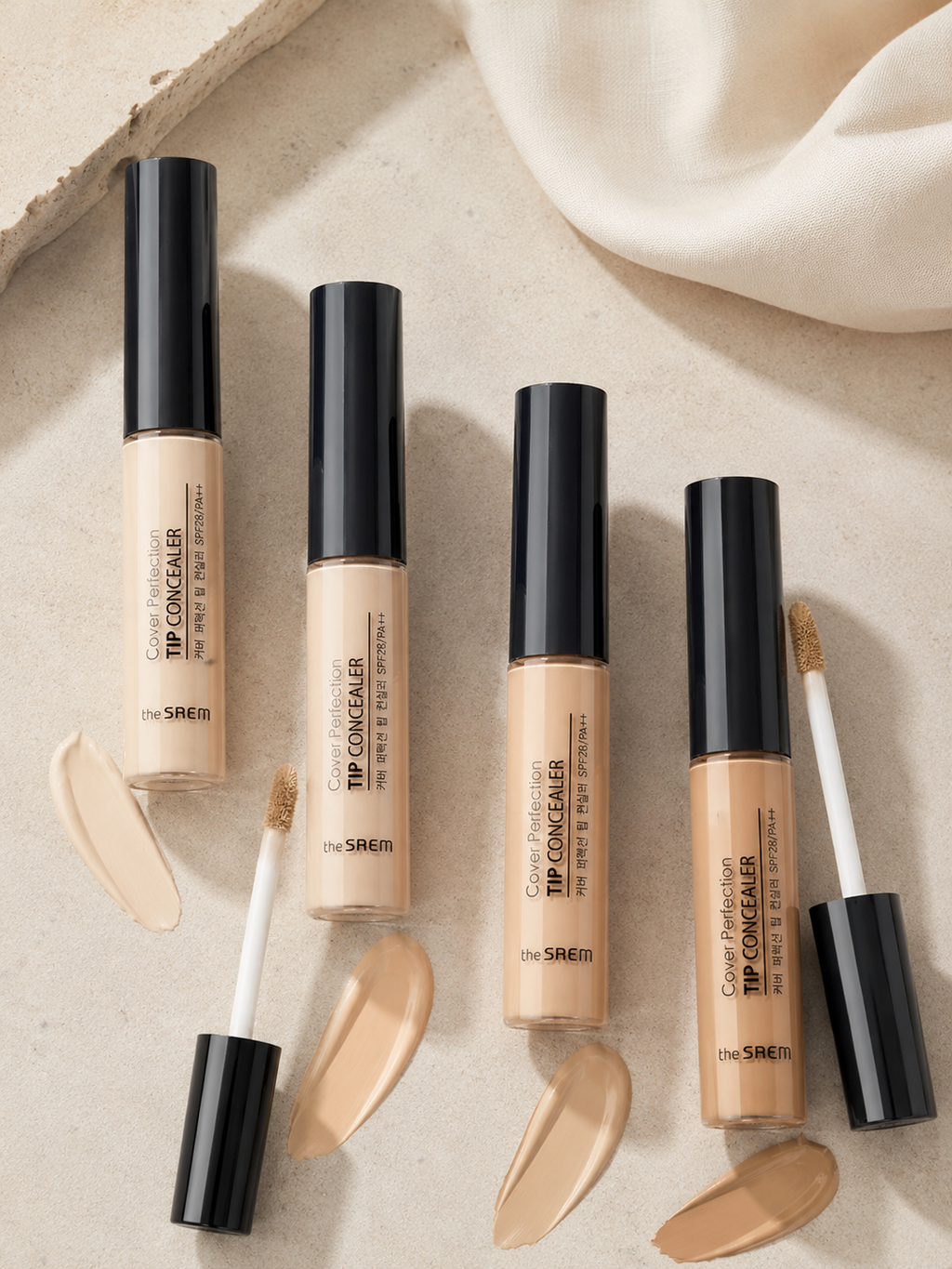 THE SAEM Cover Perfection Tip Concealer - 4 Shades