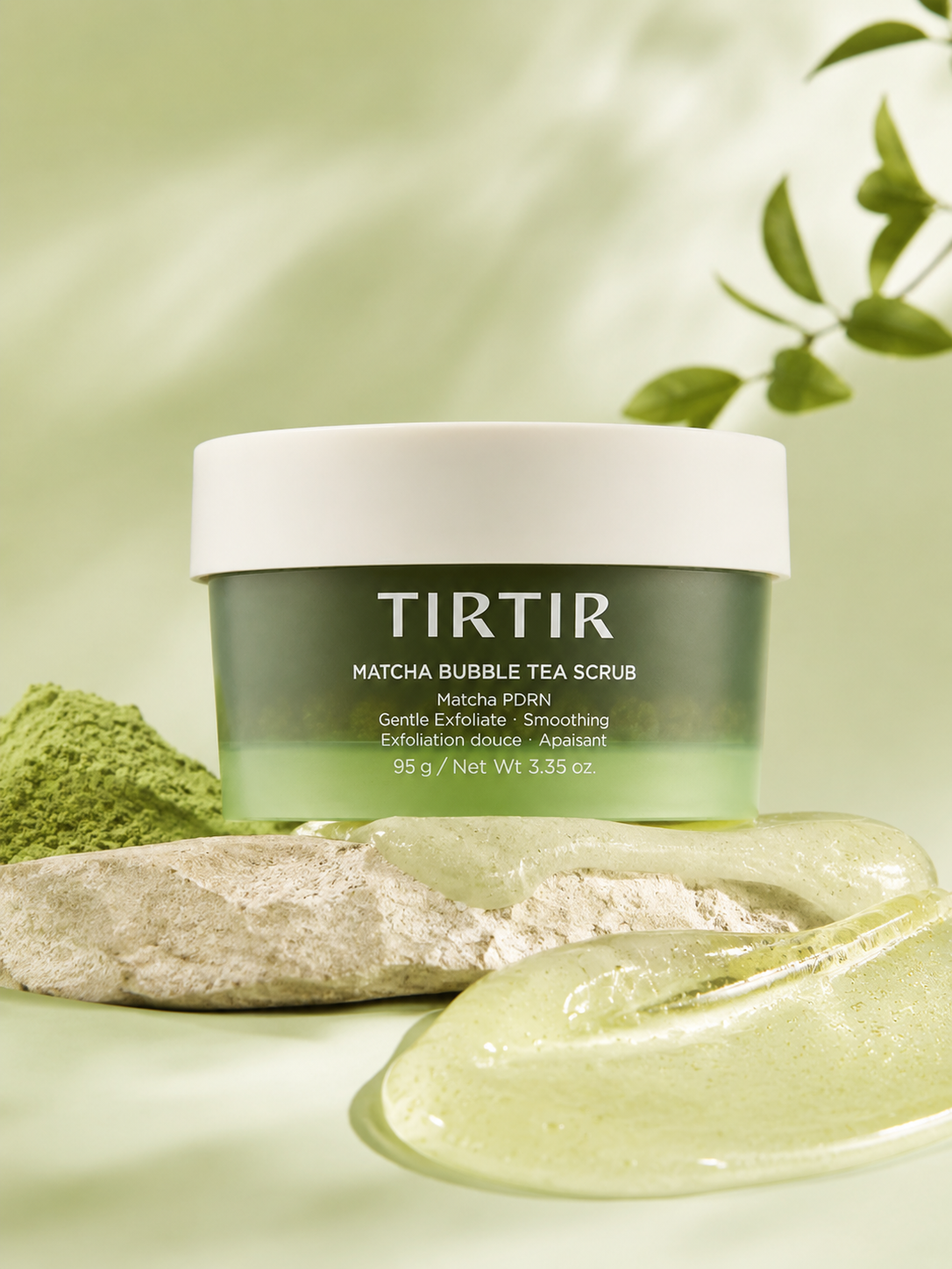 TIRTIR Matcha Bubble Tea Scrub 95g