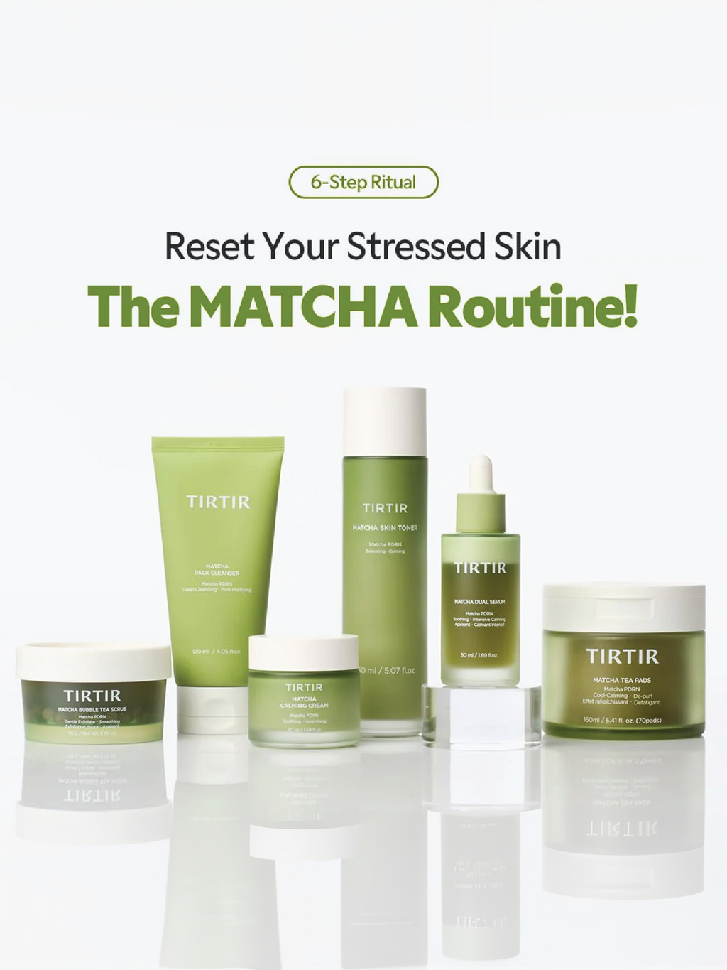 TIRTIR Matcha Bubble Tea Scrub 95g