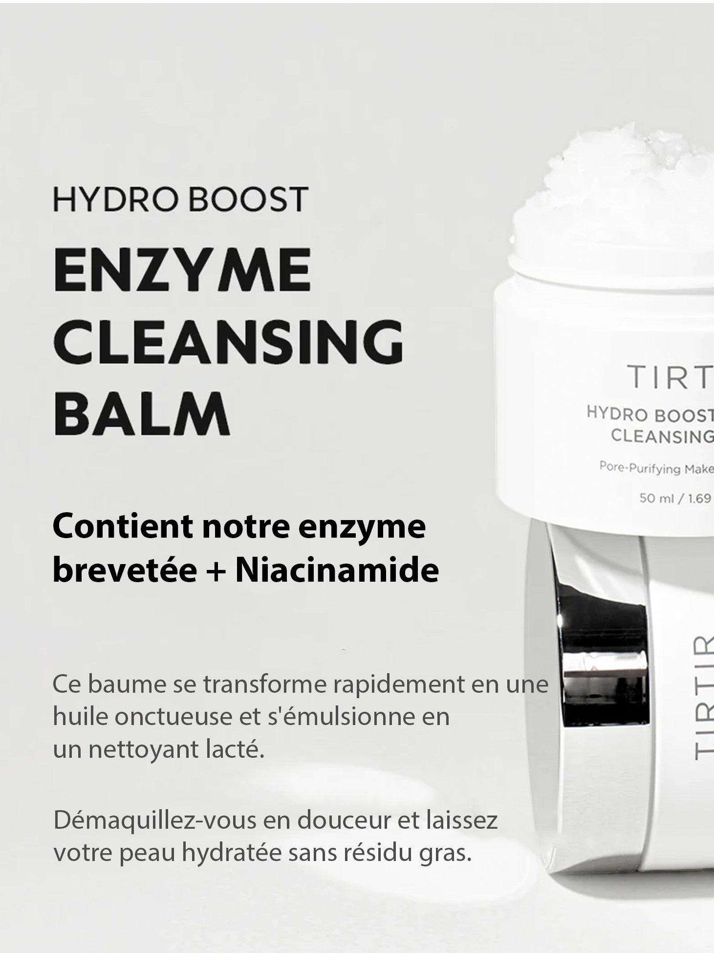 TIRTIR Hydro Boost Enzyme Cleansing Balm 120ml