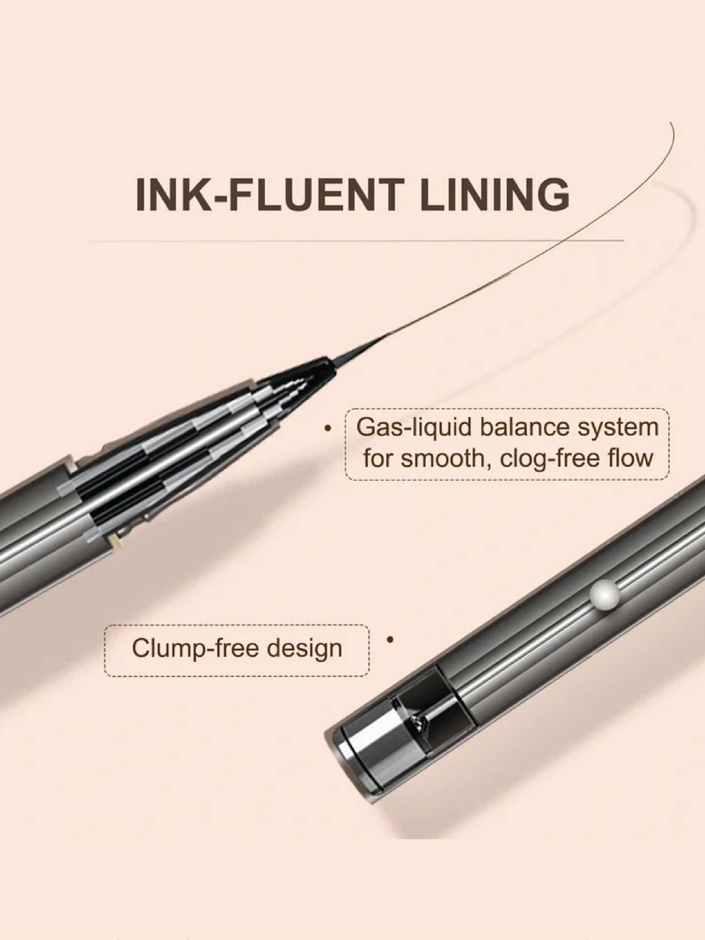 JUDYDOLL Slim Liquid Eyeliner Ultra-Fine (2 Types)