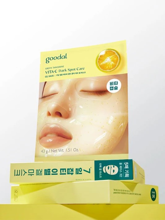 GOODAL Masque en Gel Tangerine Verte Vita C Soin Anti-Taches (5)
