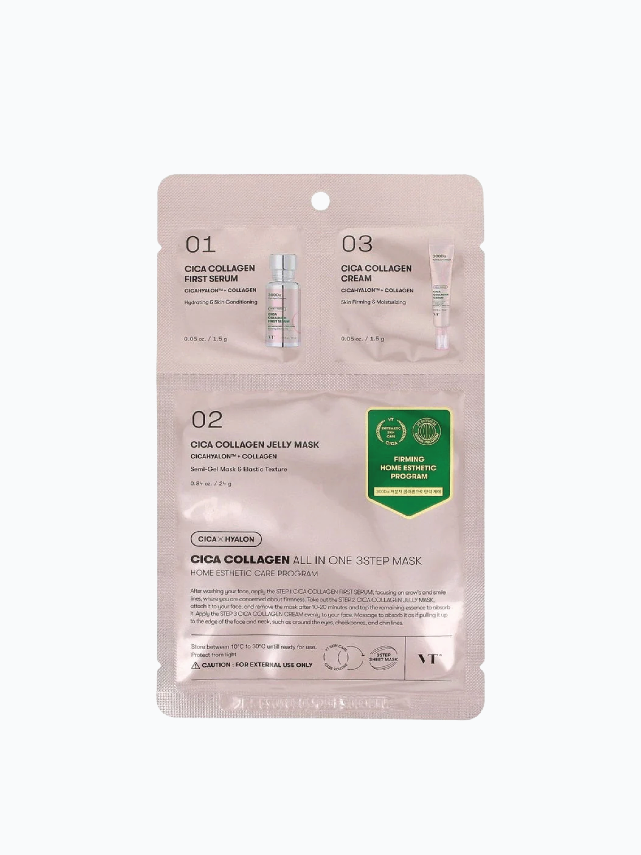 VT Cica Collagen All In One 3step Mask