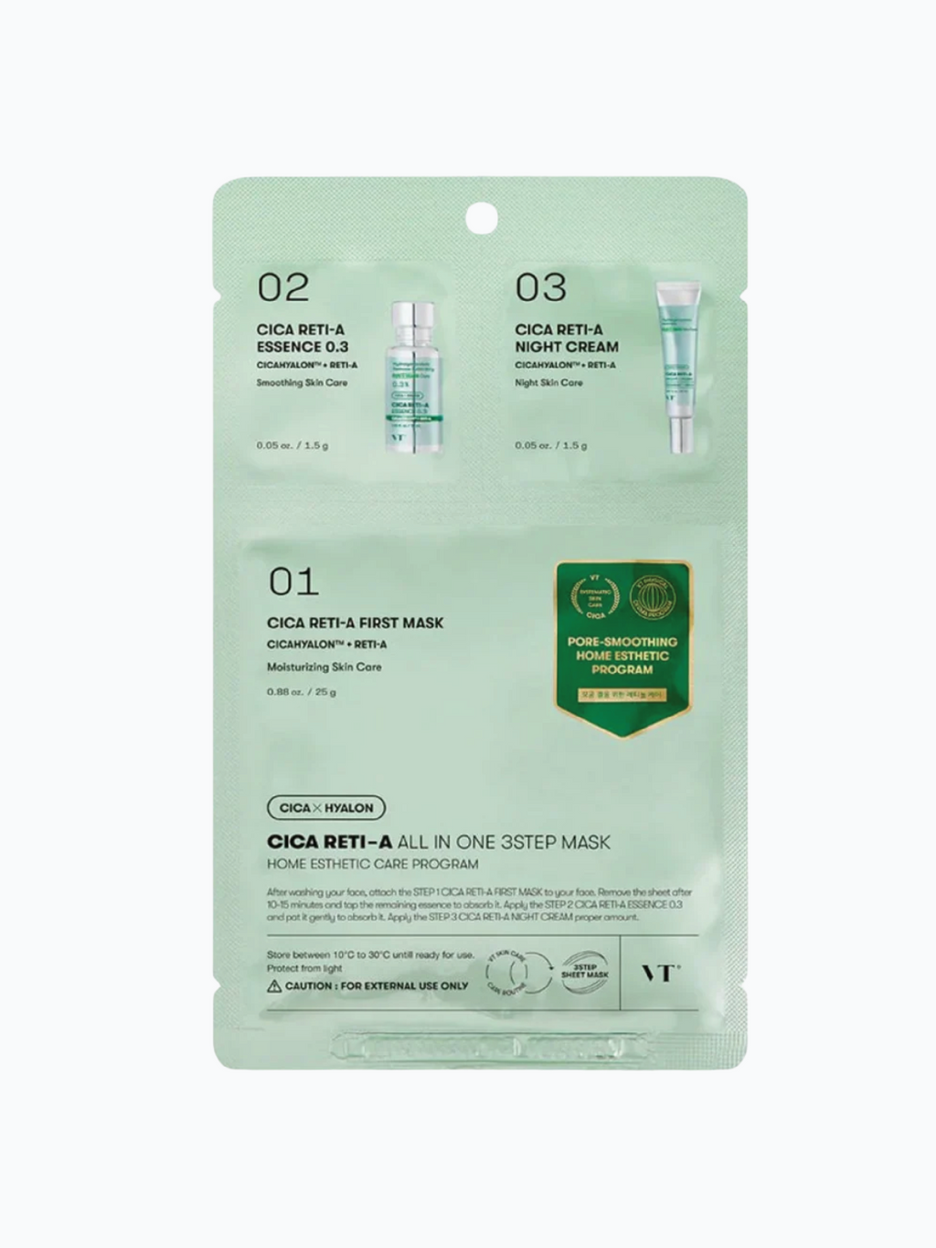 VT Cica Reti-A All In One 3 Step Mask