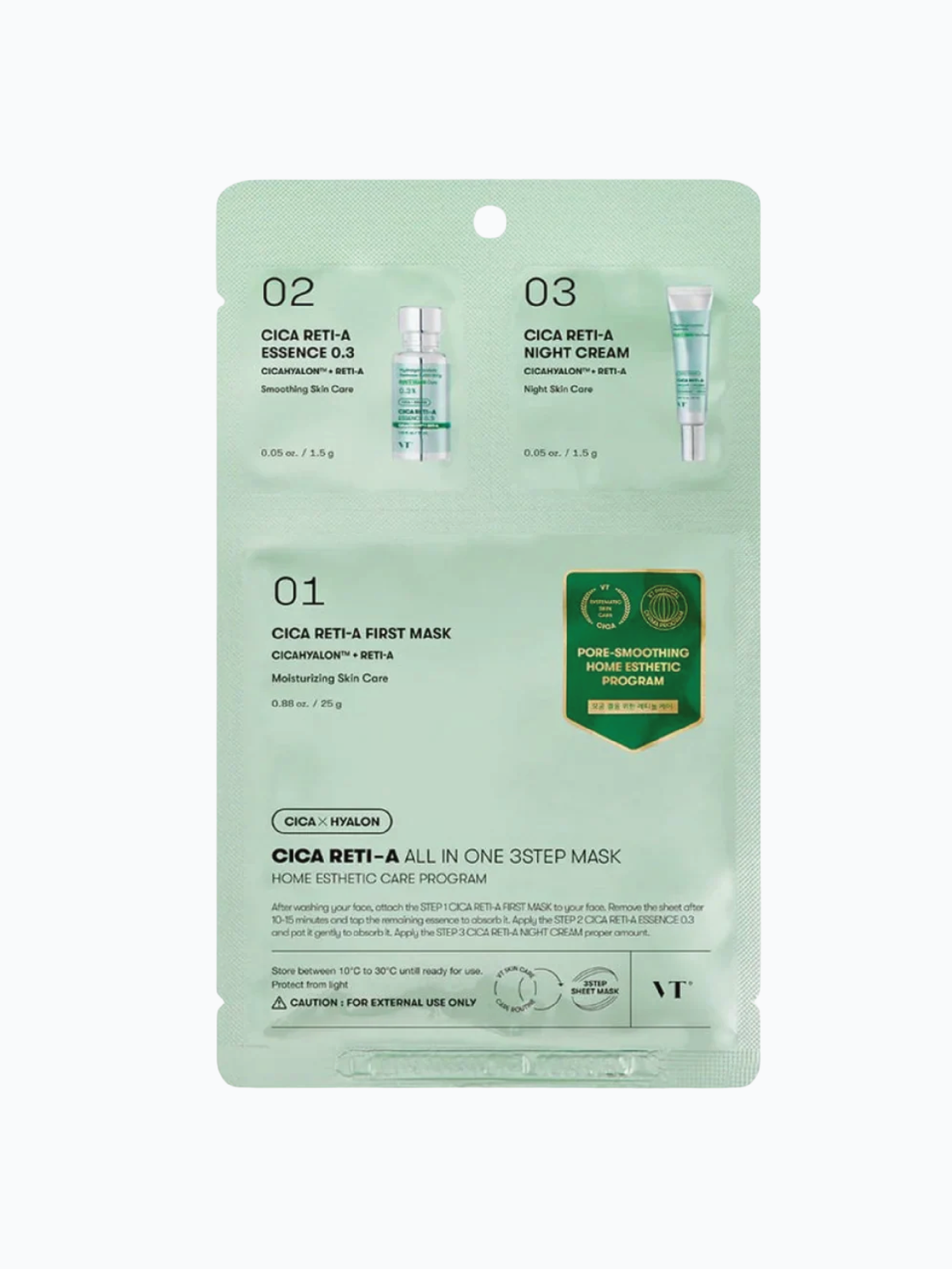 VT Cica Reti-A All In One 3 Step Mask