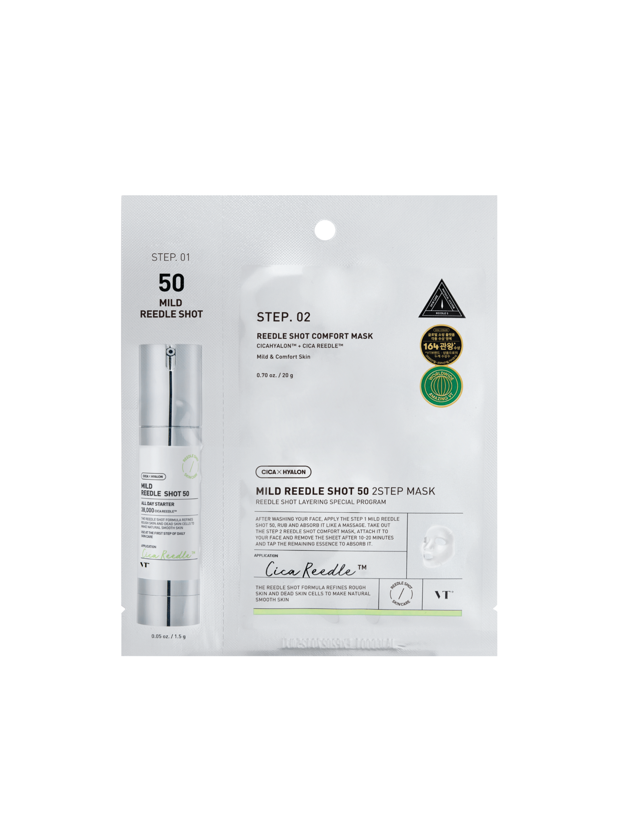 VT Mild Reedle Shot 50 2-Step Mask
