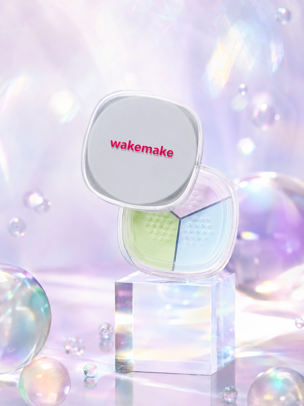 WAKEMAKE Stay Fixer Finish Powder 01 Pale Clear