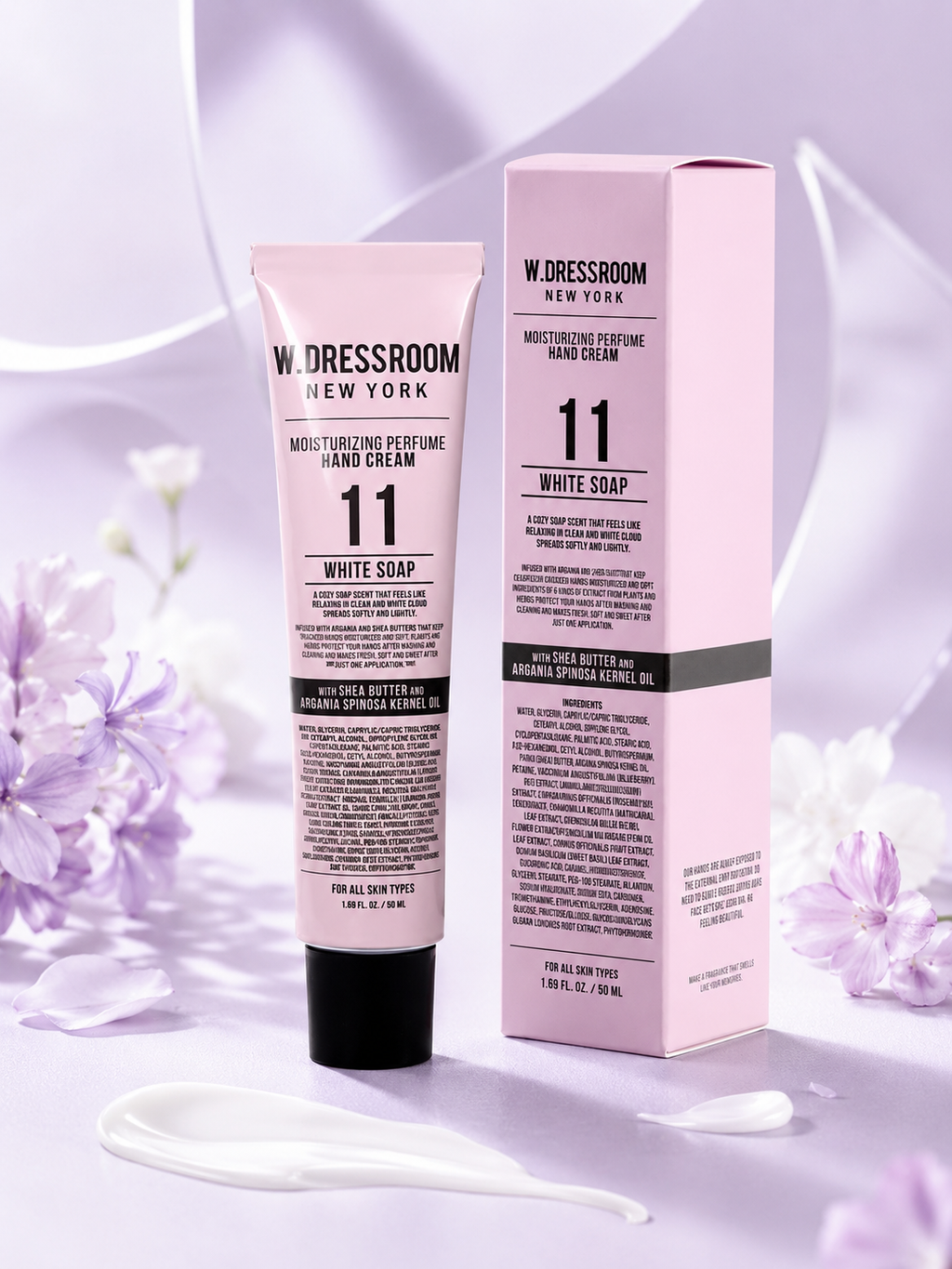 W DRESSROOM Moisturizing Perfume Hand Cream 11 White Soap