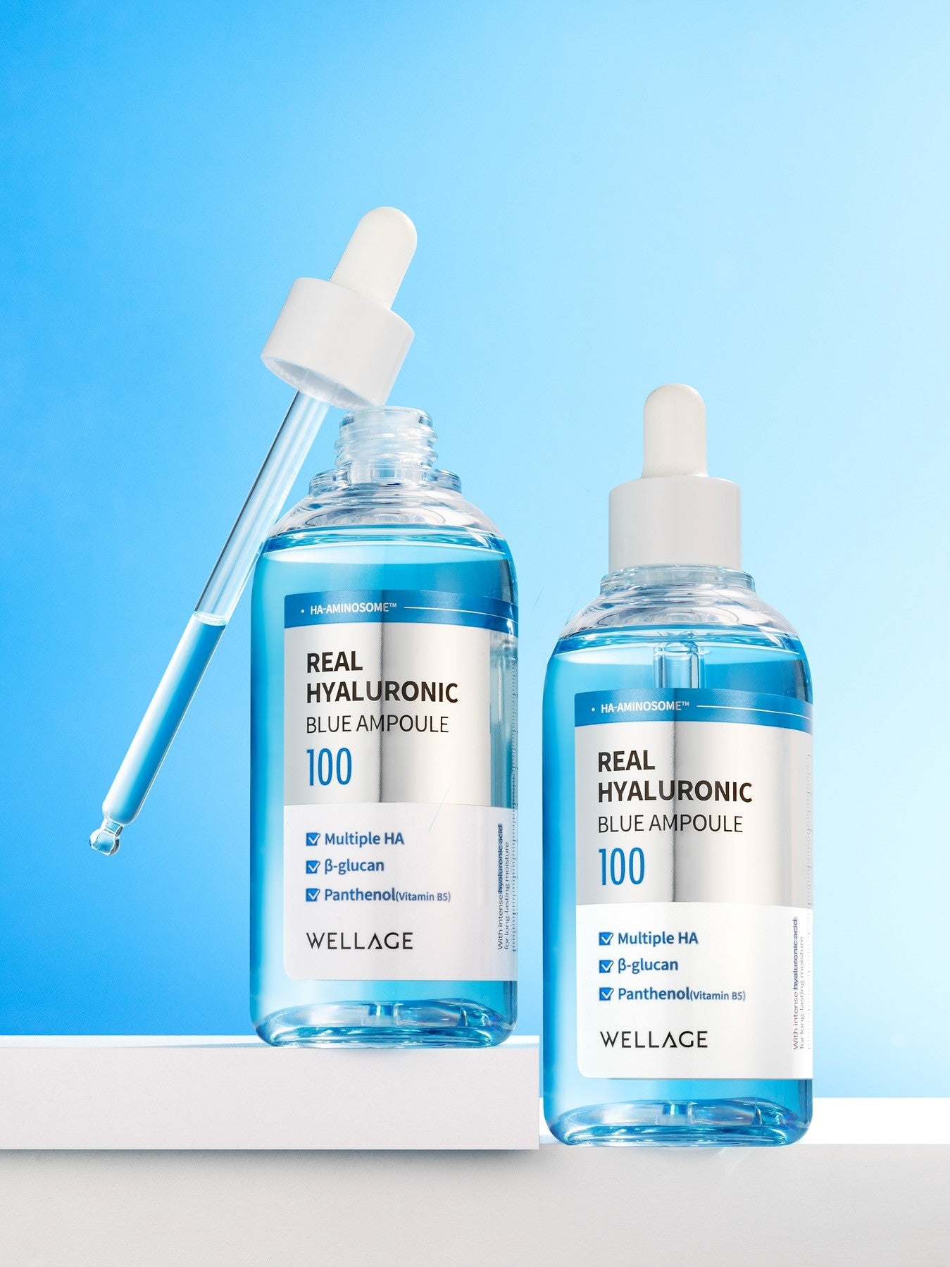 WELLAGE Real Hyaluronic Blue 100 Ampoule 60ml