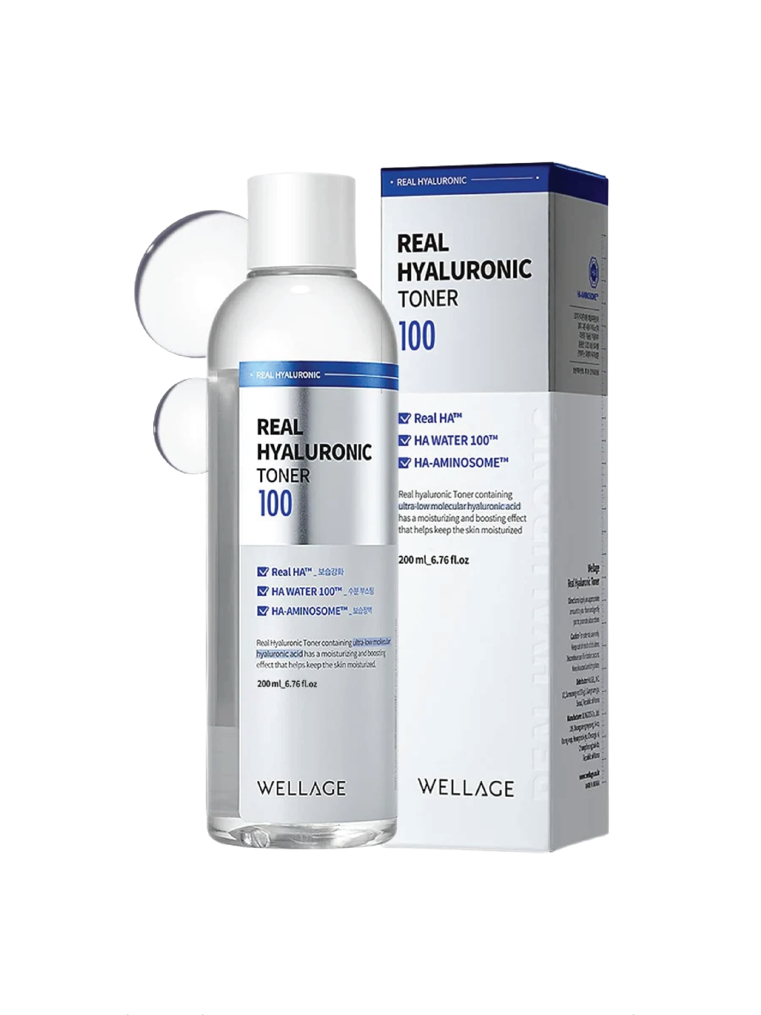 WELLAGE Real Hyaluronic Toner 200ml